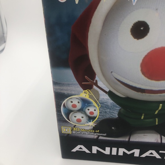 Christmas Mr Chill Talking Snowman Animated New Talks Sings 3D Speaker Projector - Picture 6 of 16